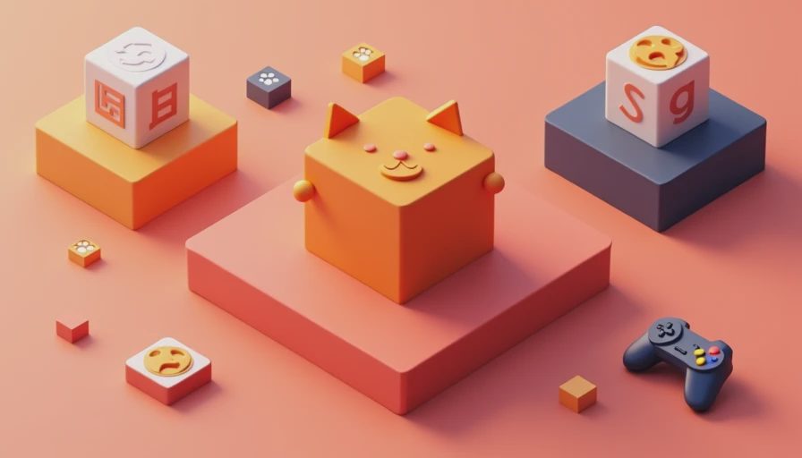 Visual context for minecraft cat