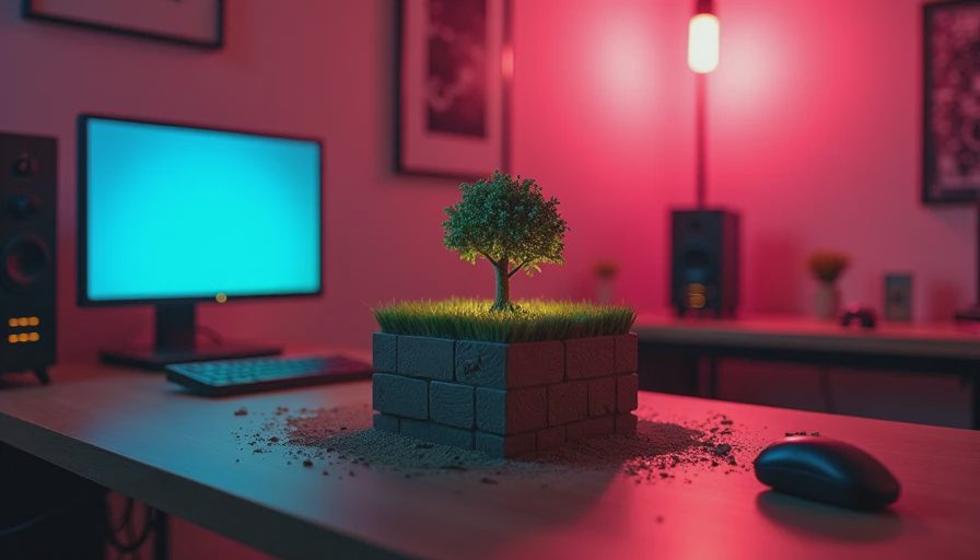 Illustration for minecraft grass block