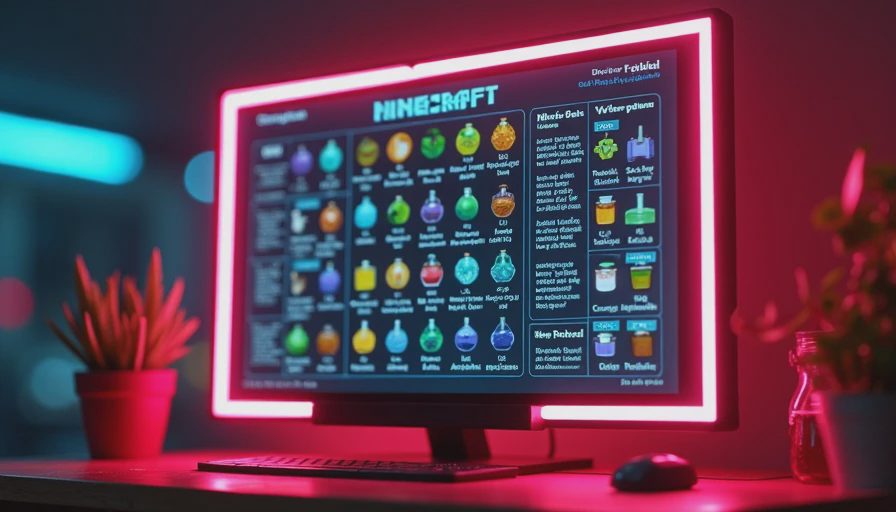Visual context for potion chart minecraft