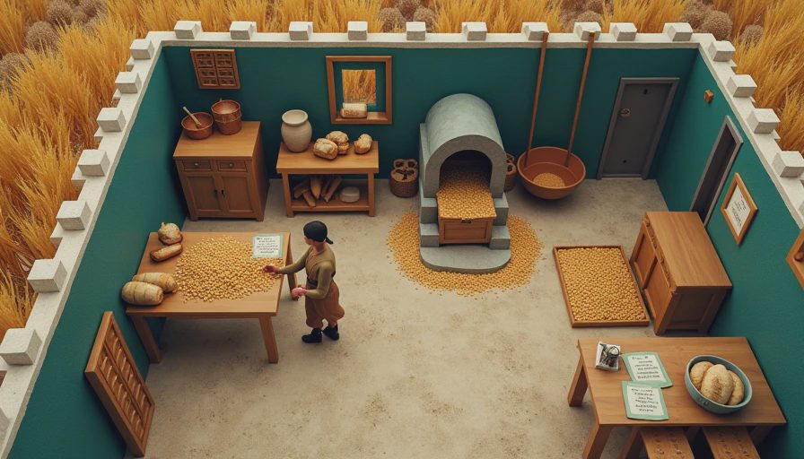 Visual context for how to make bread in minecraft