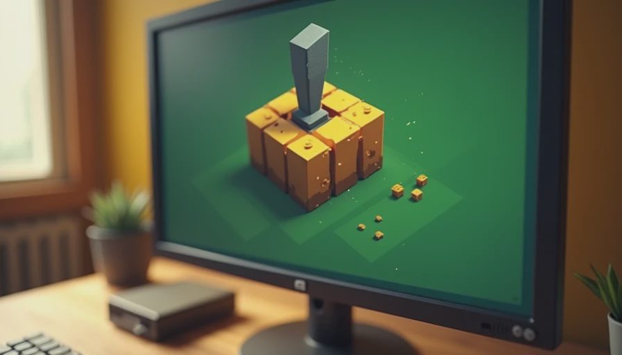 Illustration for how to make flint and steel in minecraft